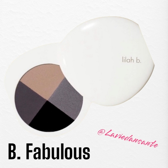Lilah b. Palette Perfection Eye Quad Color: b. Fabulous Smokey NIB - Picture 5 of 10